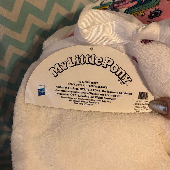 My Little Pony baby size fleece blanket - Picture 5 of 6